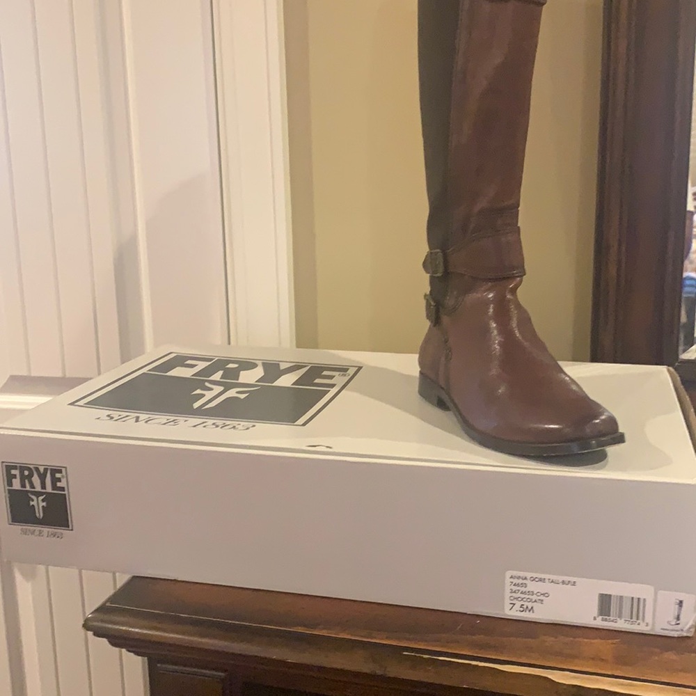 FRYE ANNA GIRE TALL-BLFLE